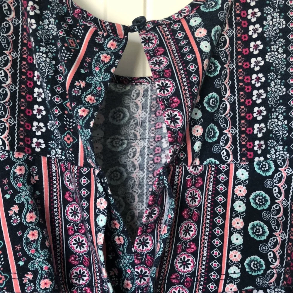 Joey B Romper Girls Size‎ XL Multicolored Cold Shoulder